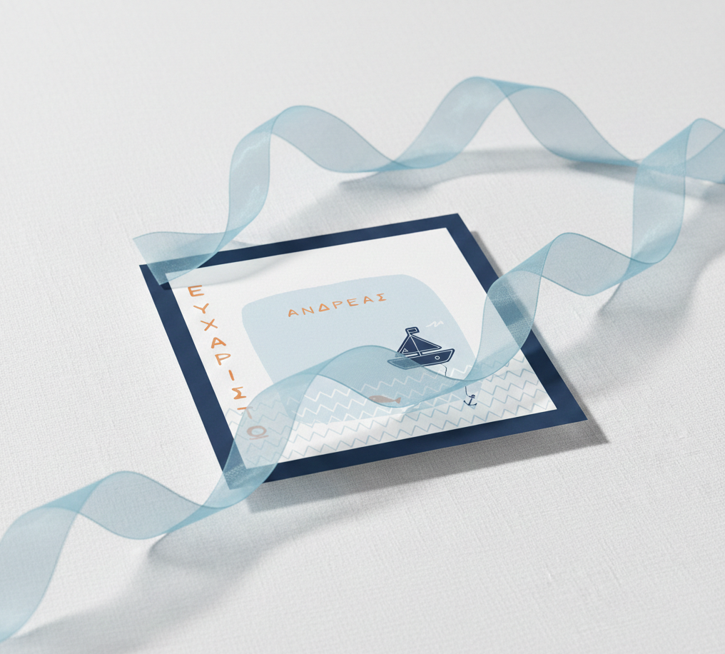 Eυχαριστήρια κάρτα συλλογής «Let's go fishing»