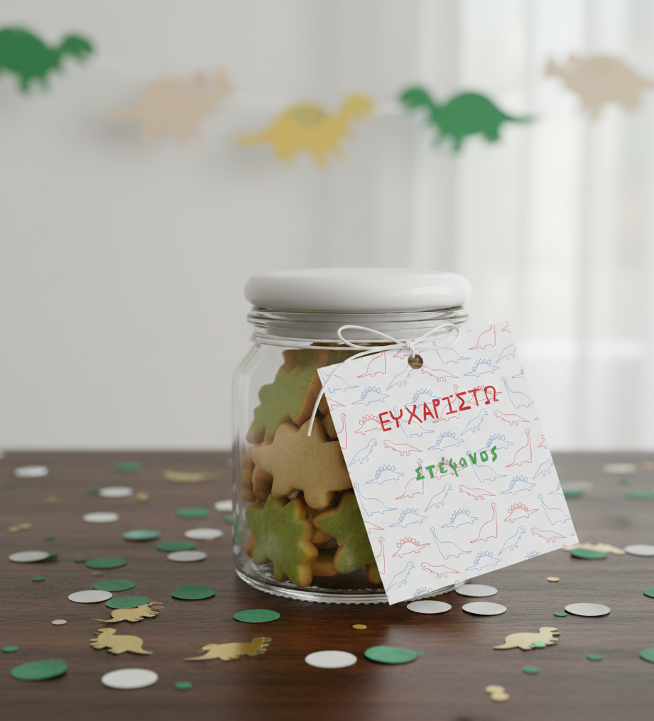 Ευχαριστήρια κάρτα συλλογής «Roar little Dino»