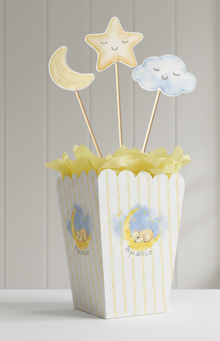 Διακοσμητικά centerpieces για τα τραπέζια συλλογής «Watercolor Dreams»