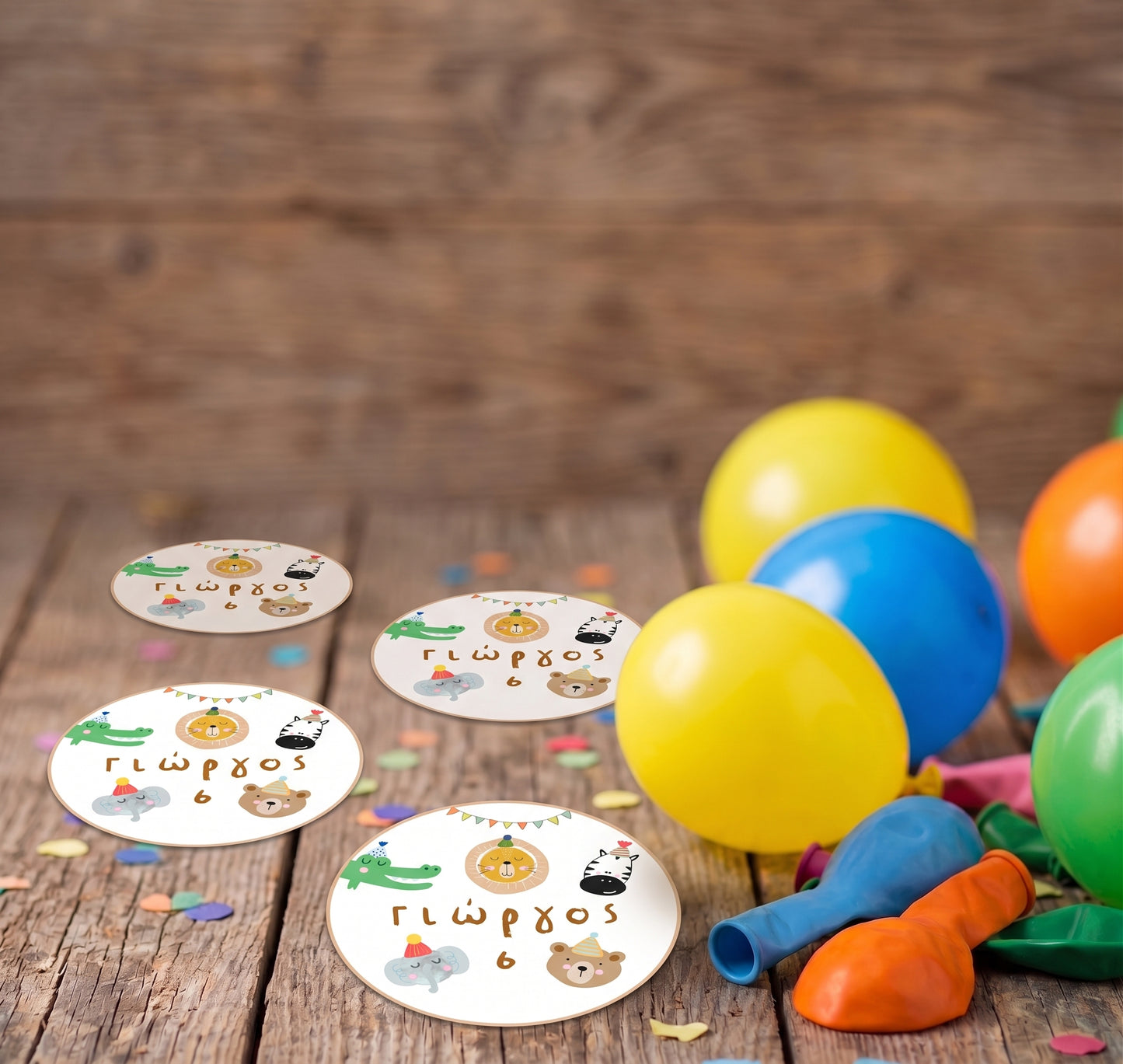 Αυτοκόλλητα συλλογής «Party Animals»