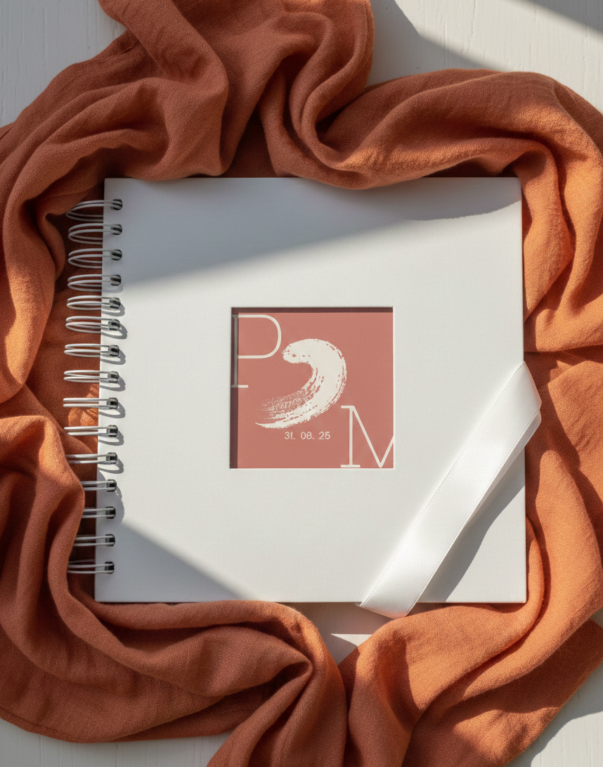 Βιβλίο ευχών συλλογής «Terracotta Splash»