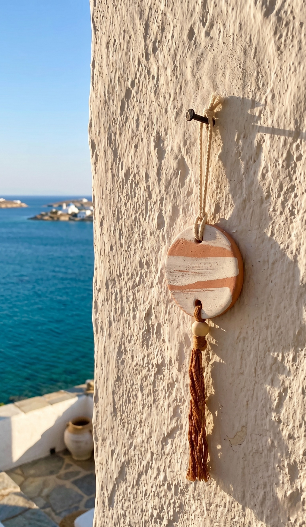 Μπομπονιέρα γάμου κεραμικό διακοσμητικό συλλογής «Terracotta Splash»