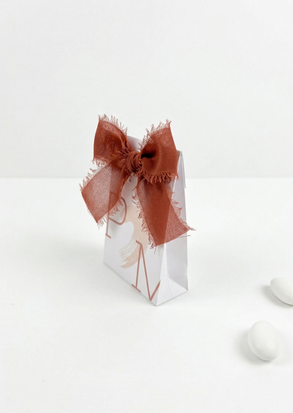 Minimal μπομπονιέρα συλλογής «Terracotta Splash»