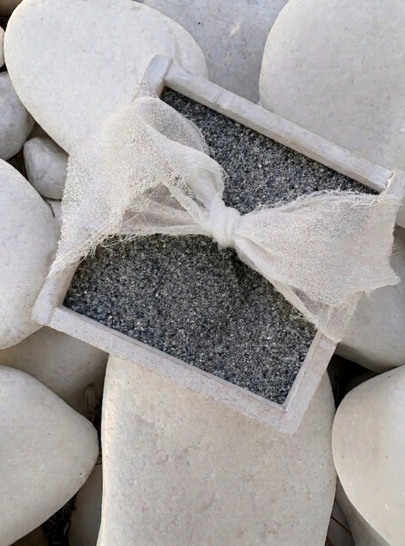 Μπομπονιέρα γάμου συλλογής «Pebble»