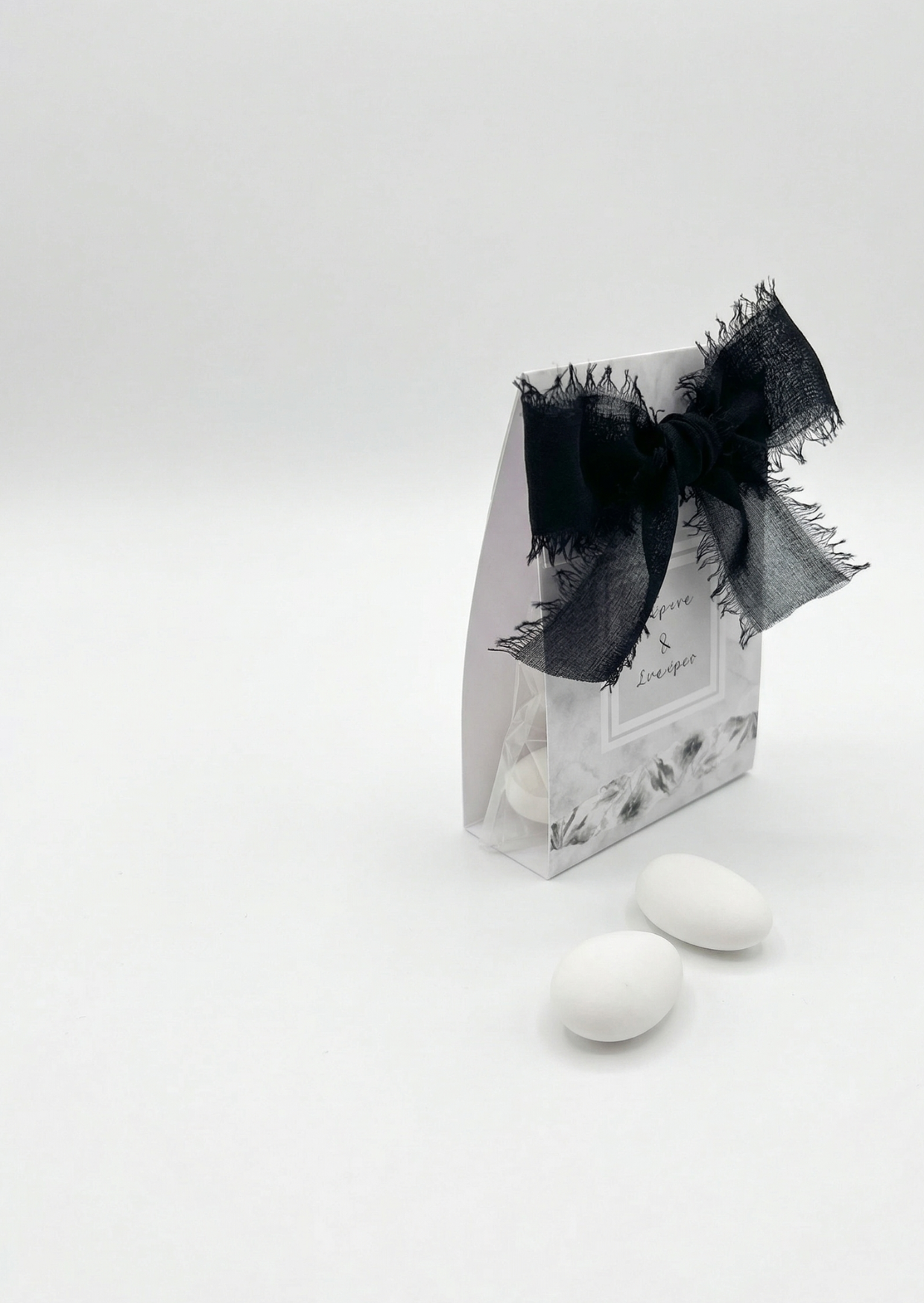 Minimal μπομπονιέρα συλλογής «Marble Effect»