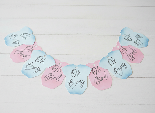 Σημαιάκια συλλογής «Gender Reveal»