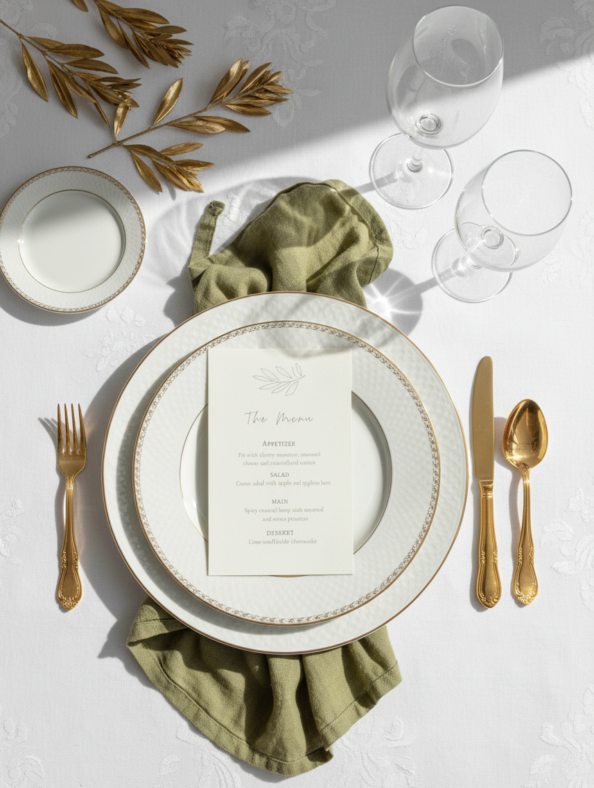 Κάρτες Μενού συλλογής «Olive Grove»