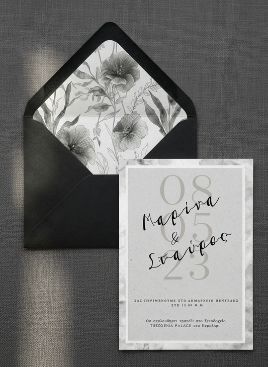 Πρόσκληση συλλογής «Marble Effect»