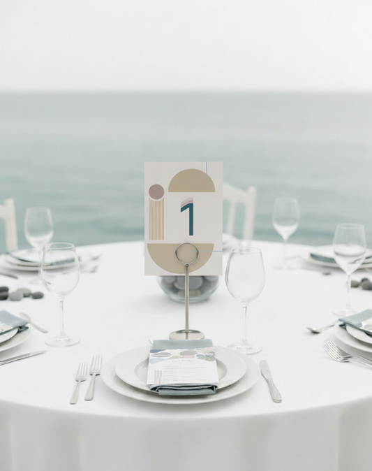 Αρίθμηση τραπεζιών συλλογής «Pebble»