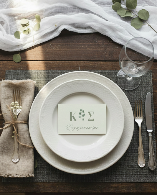 Ευχαριστήρια κάρτα συλλογής  «Eucalyptus Ηerbarium»