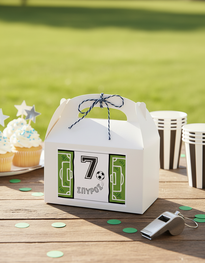 Gift box πάρτυ συλλογής «Goaaal!»