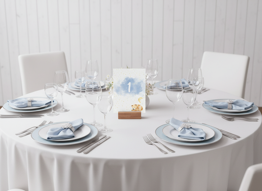 Αρίθμηση τραπεζιών συλλογής «Watercolor Dreams»