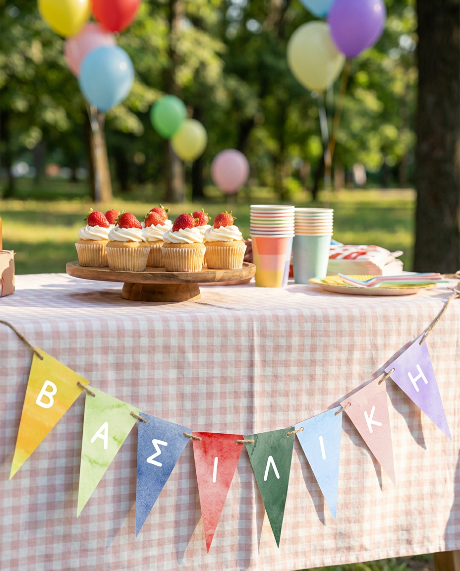 Σημαιάκια συλλογής «Nice day for a Picnic»