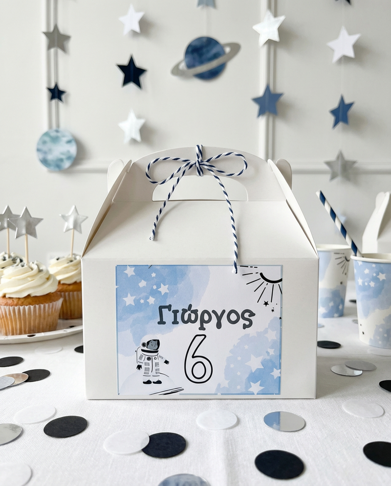 Gift box πάρτυ συλλογής «Outer Space»