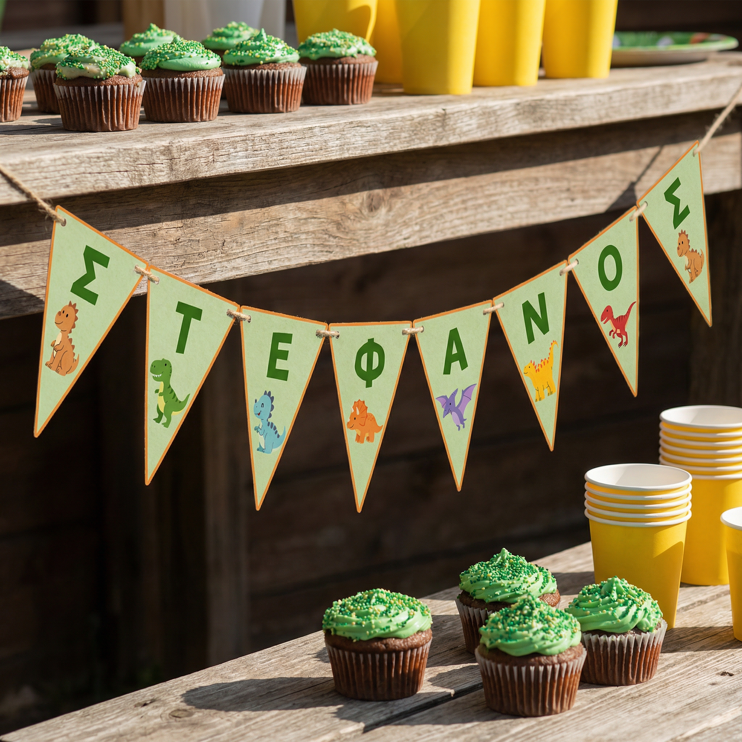 Σημαιάκια συλλογής «Roar little Dino»