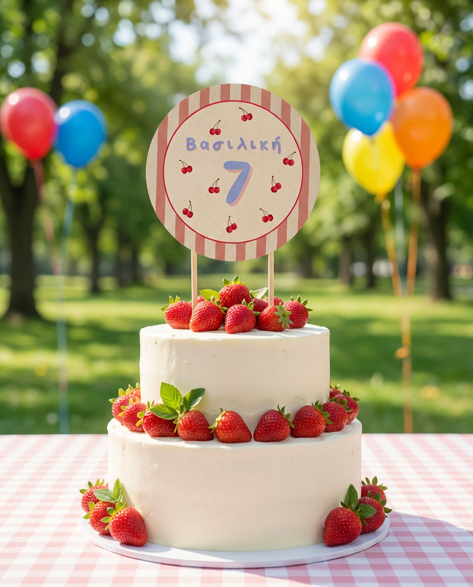 Cake topper συλλογής «Nice day for a Picnic»