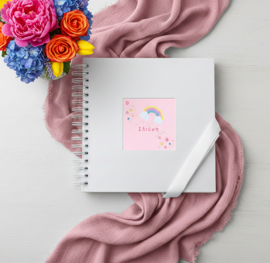 Βιβλίο ευχών συλλογής «She's like a Rainbow»