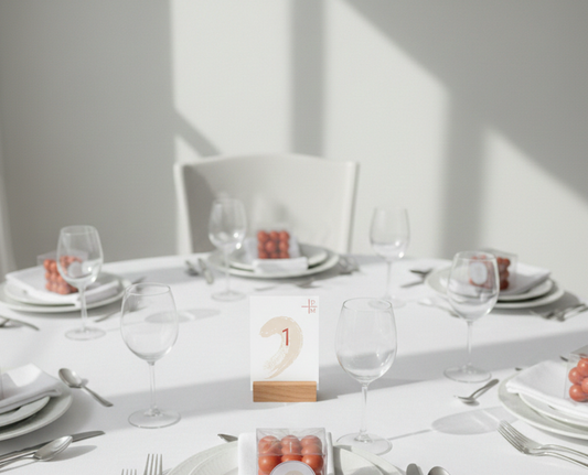 Αρίθμηση τραπεζιών συλλογής «Terracotta Splash»