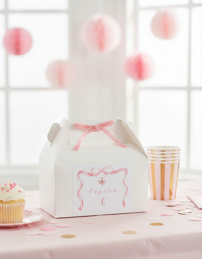 Gift box πάρτυ συλλογής «Ballet Class»