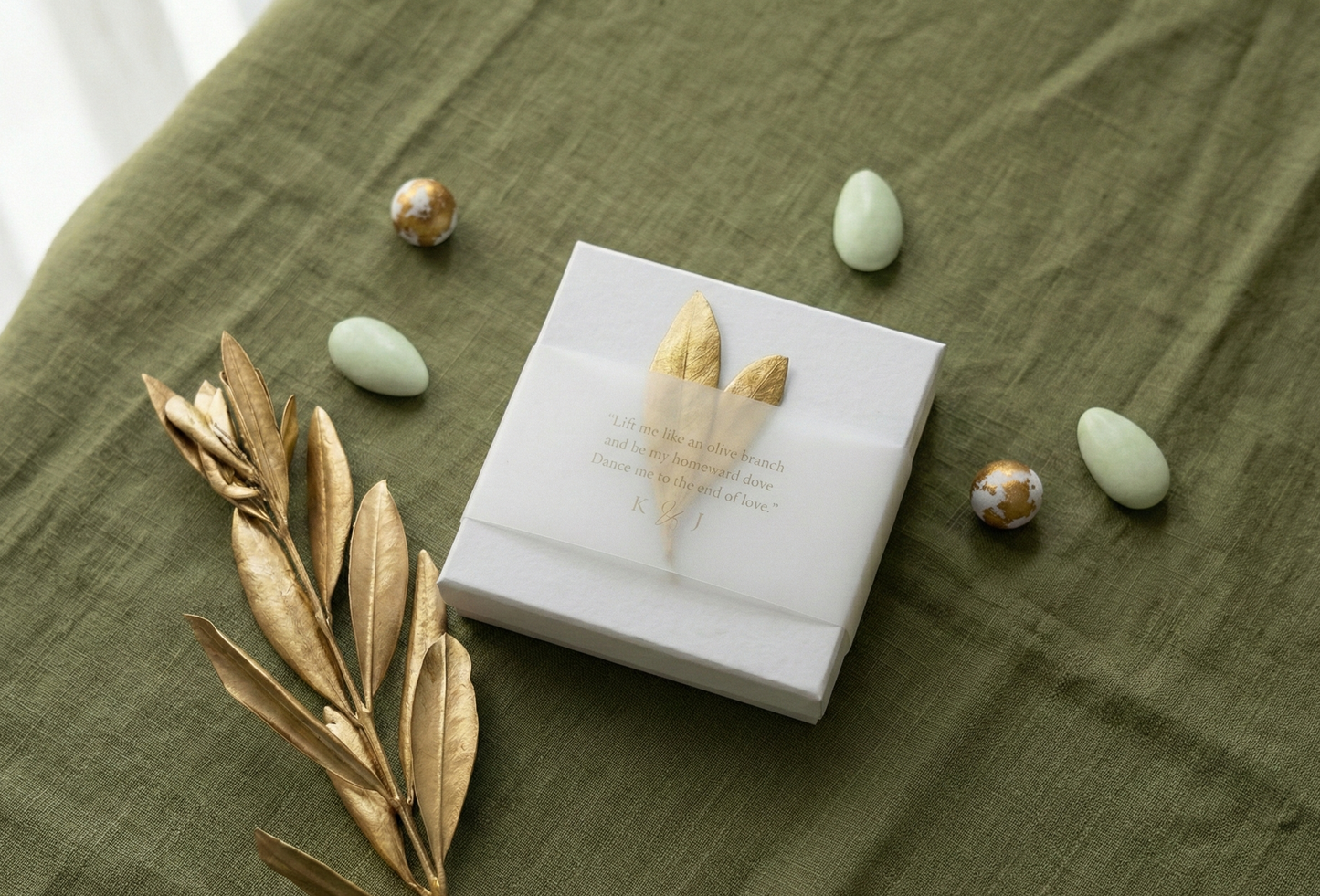 Μπομπονιέρα συλλογής «Olive Grove»