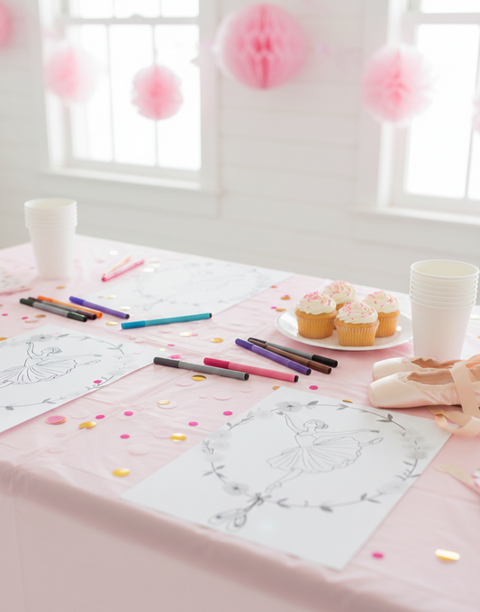 Σελίδες ζωγραφικής συλλογής «Ballet Class»