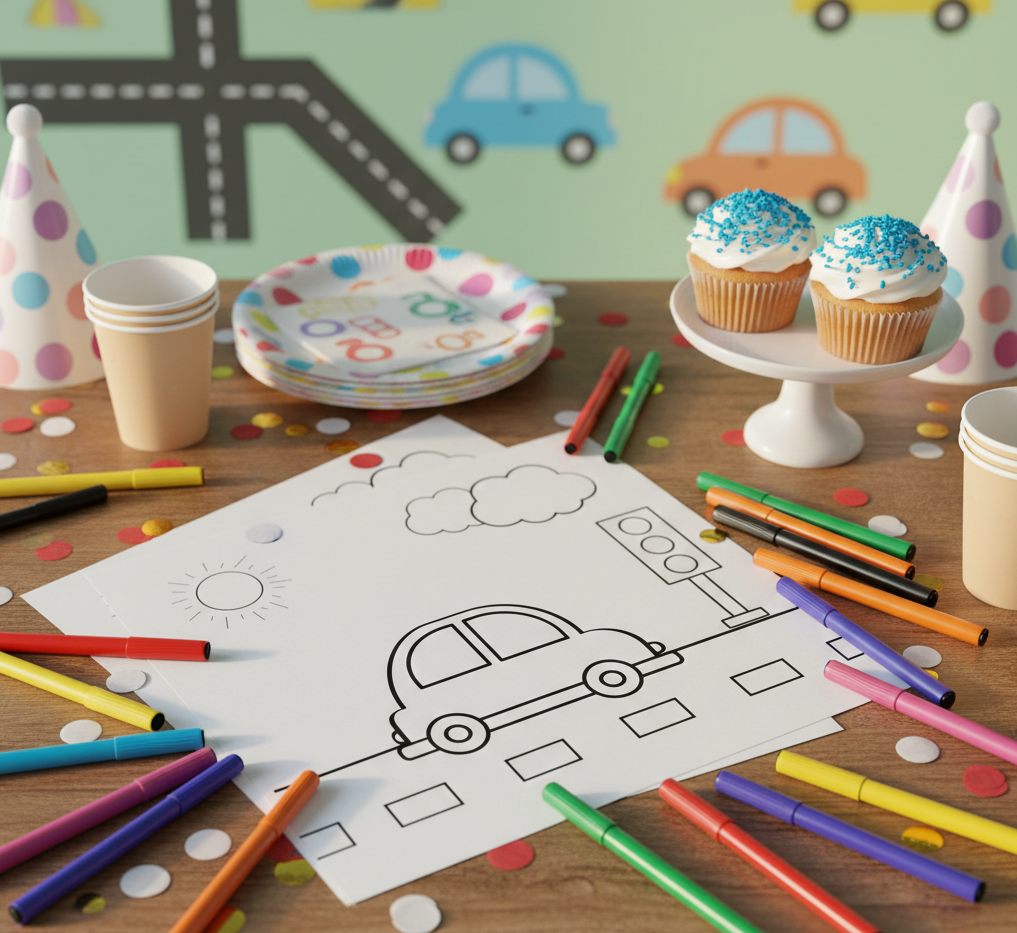 Σελίδες ζωγραφικής συλλογής «Vroom vroom Cars»