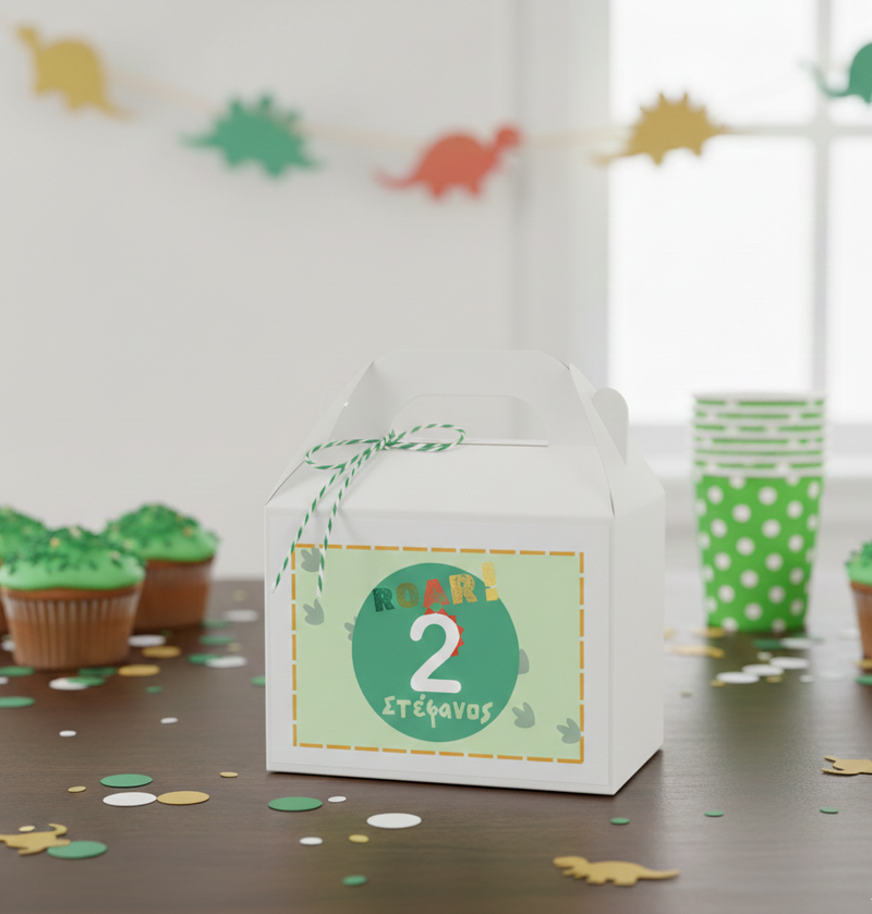Gift box πάρτυ συλλογής «Roar little Dino»