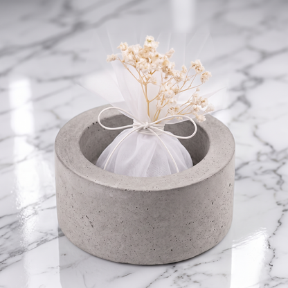Κεραμική μπομπονιέρα γάμου συλλογής «Marble Effect»