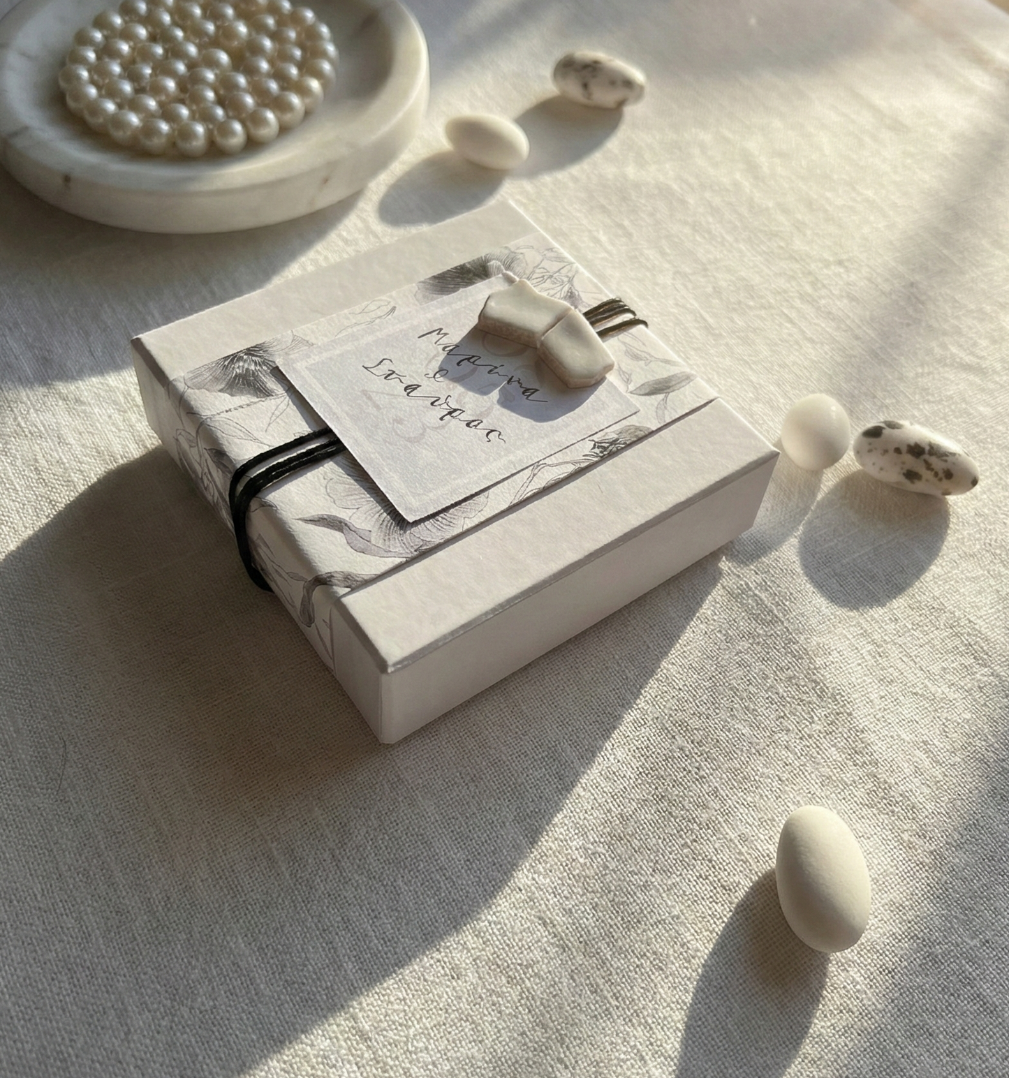 Μπομπονιέρα συλλογής «Marble Effect»