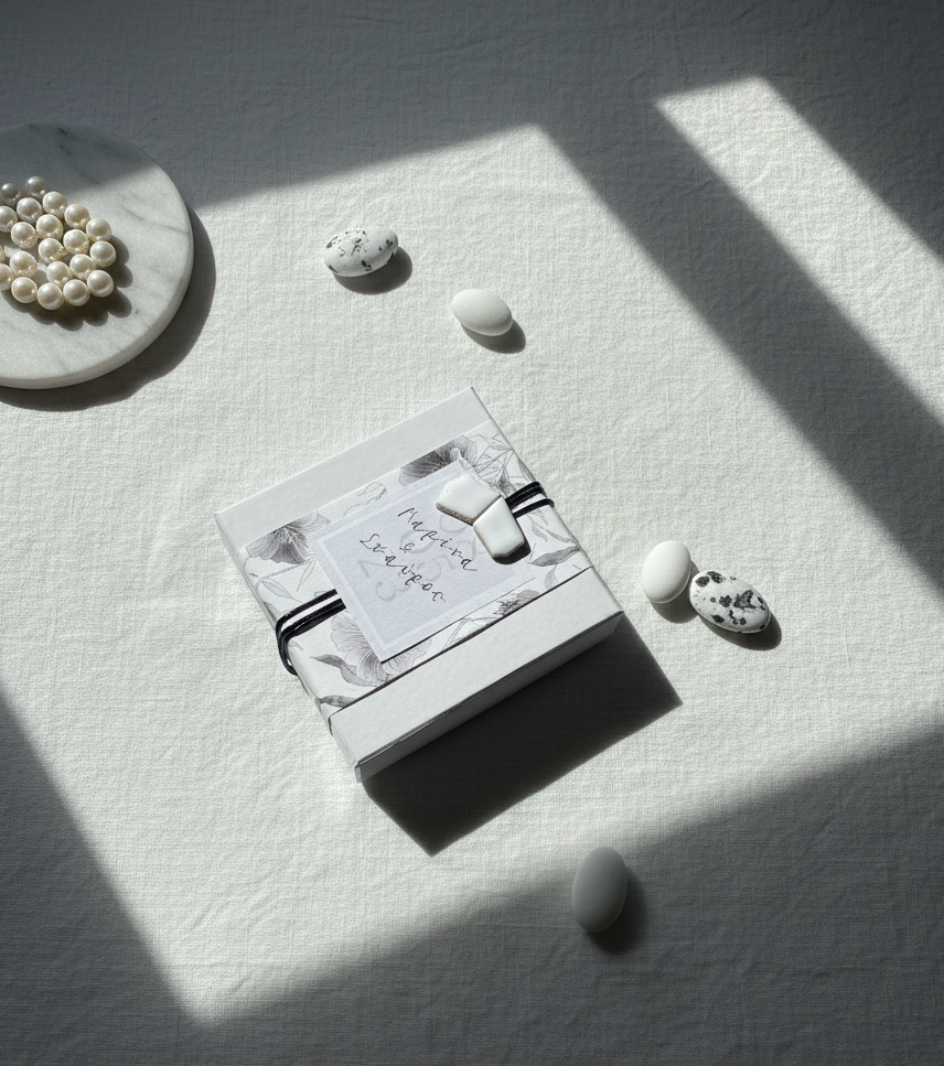 Μπομπονιέρα συλλογής «Marble Effect»