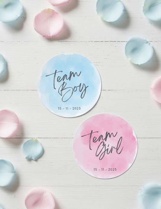 Αυτοκόλλητα συλλογής «Gender Reveal»