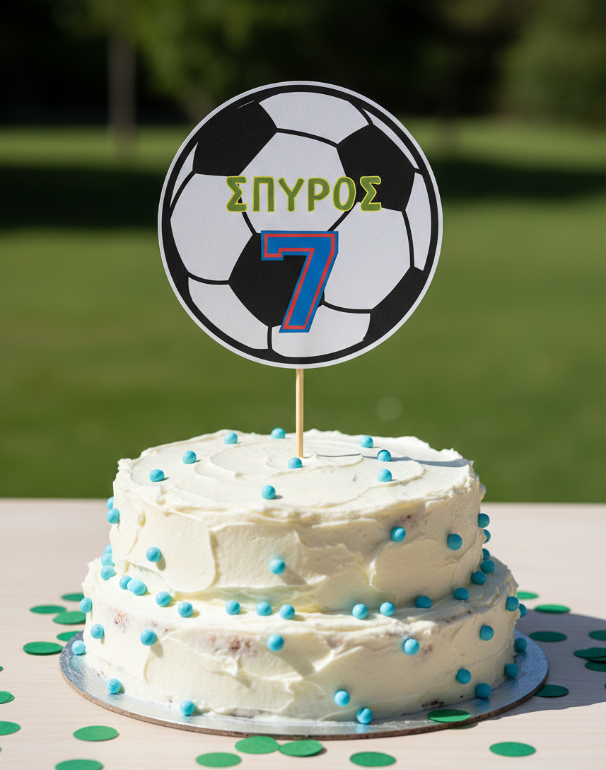 Cake topper συλλογής «Goaaal!»